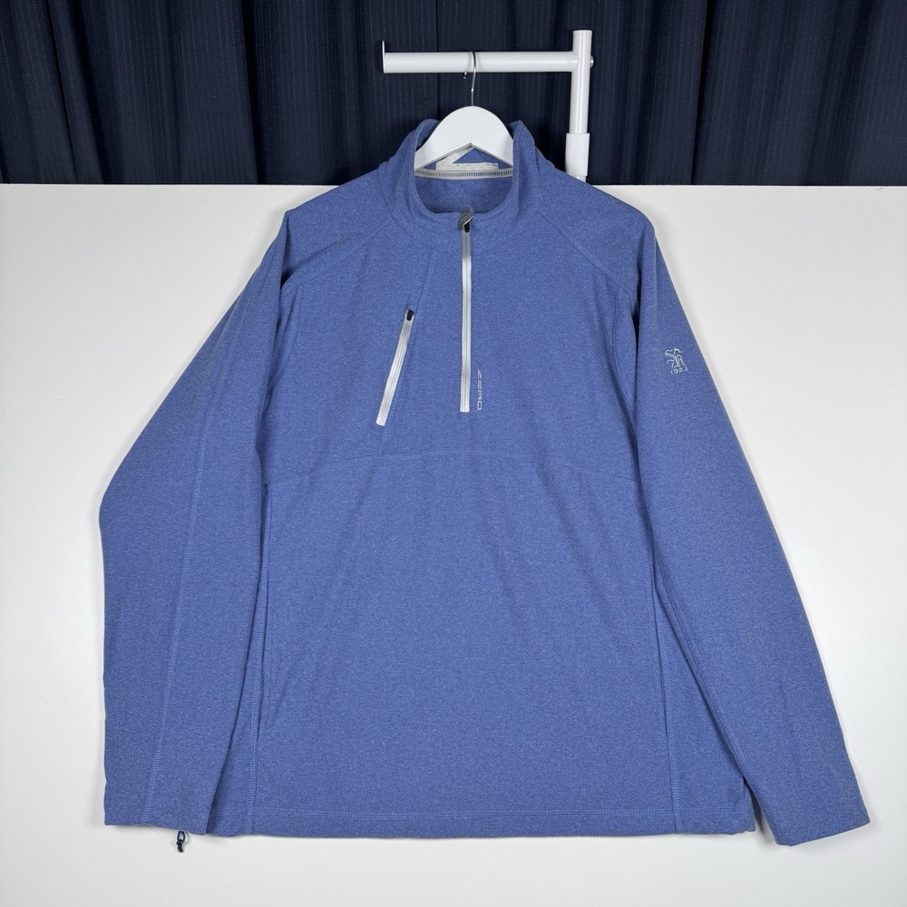 ZERO RESTRICTION Quarter Zip Performance Pullover Golf - XL - SR 1923 Golf CLub